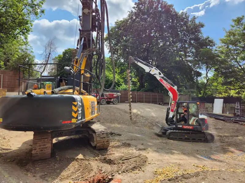 Piling solutions for basement construction in London