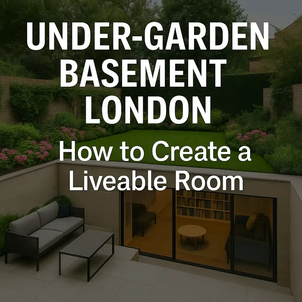 Building Under a London Garden: Create a Liveable Basement Room That Adds Real Value